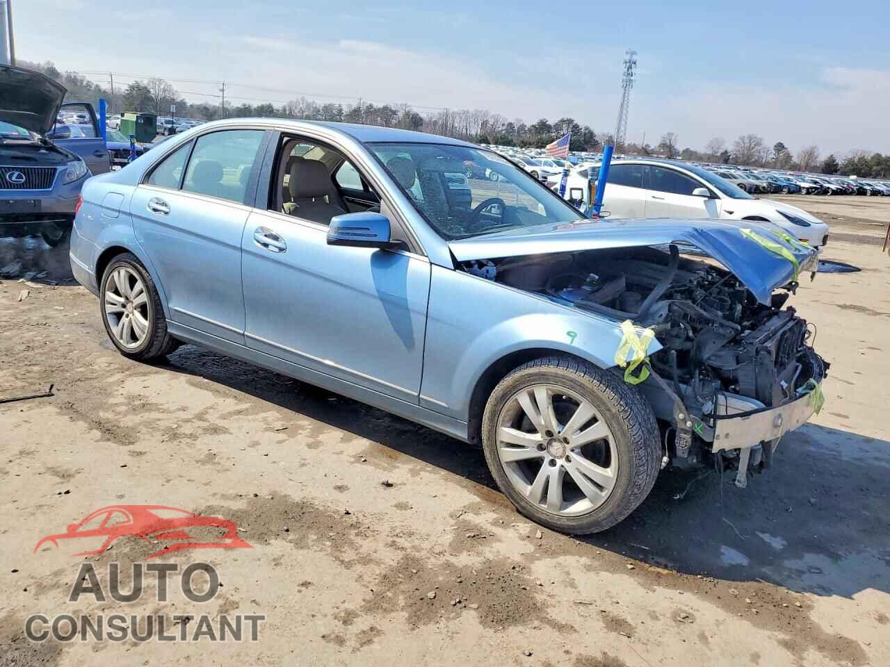 MERCEDES-BENZ C-CLASS 2010 - WDDGF8BB2AF436749