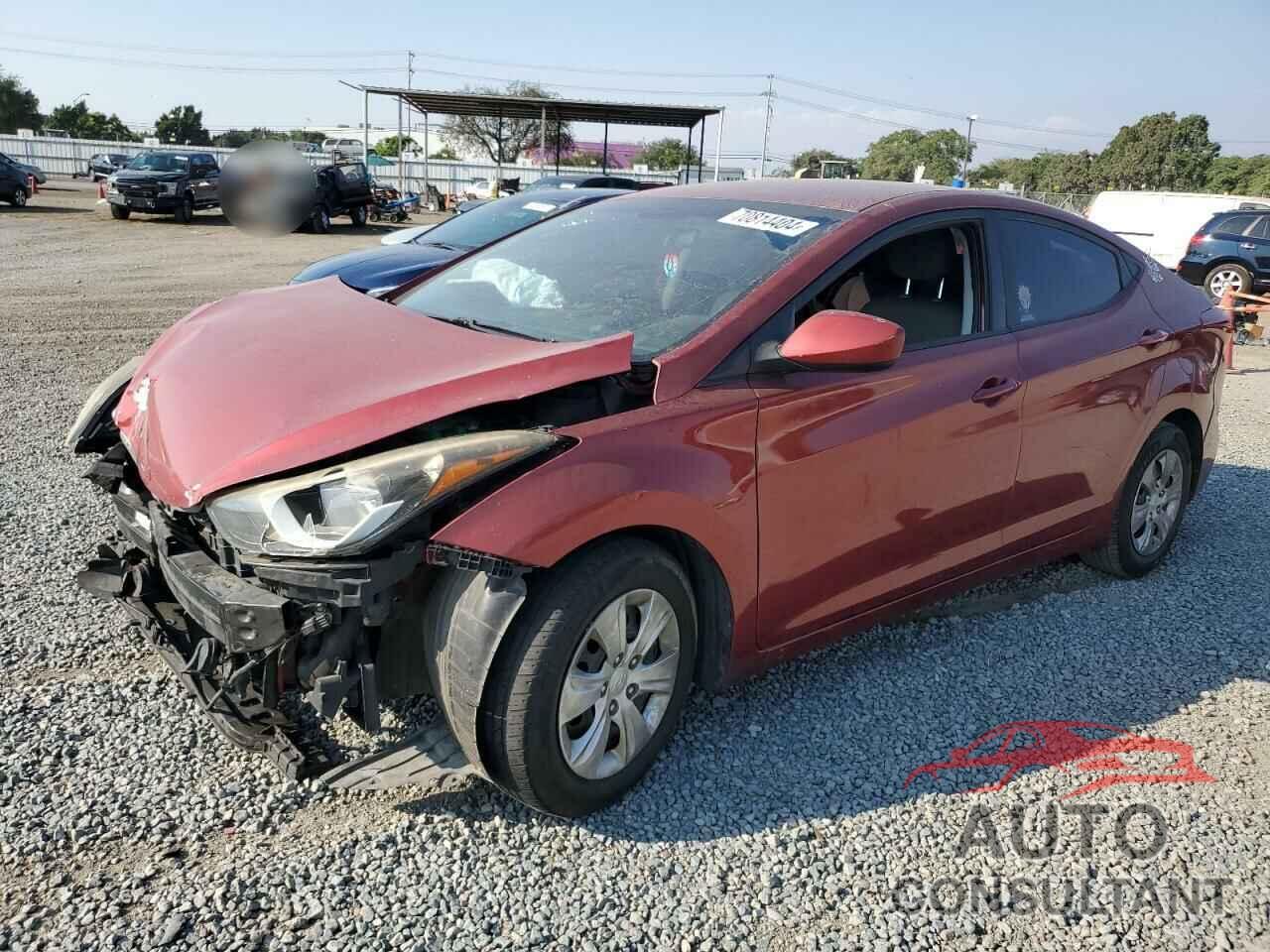 HYUNDAI ELANTRA 2016 - 5NPDH4AE0GH734100