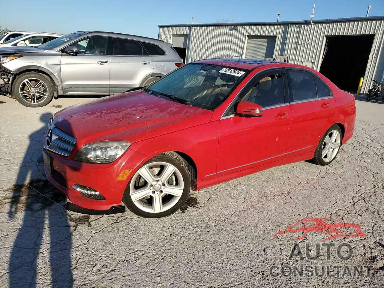 MERCEDES-BENZ C-CLASS 2011 - WDDGF8BB4BR144262