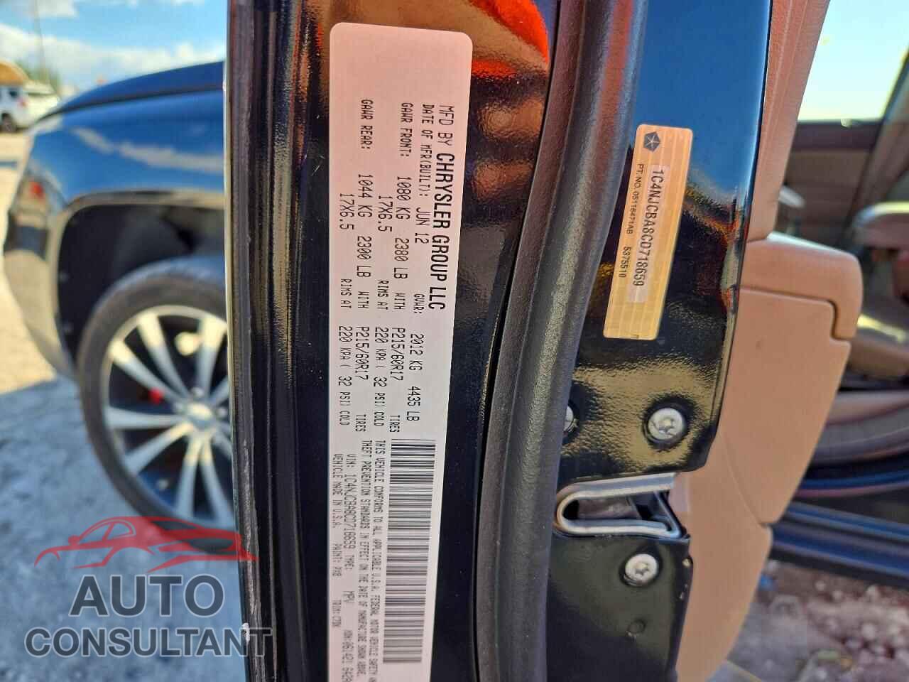 JEEP COMPASS 2012 - 1C4NJCBA8CD718659
