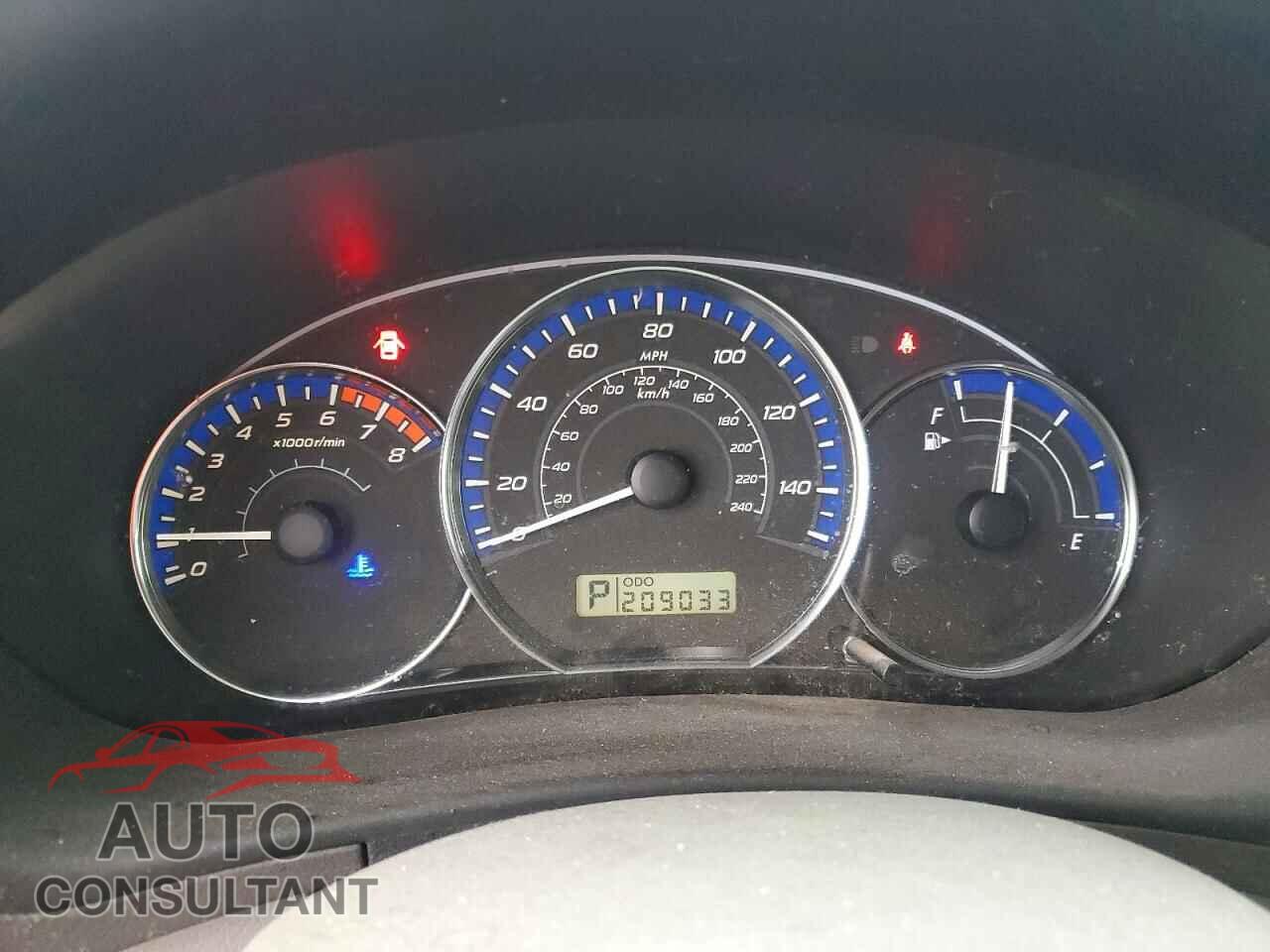 SUBARU FORESTER 2010 - JF2SH6CC2AH726991