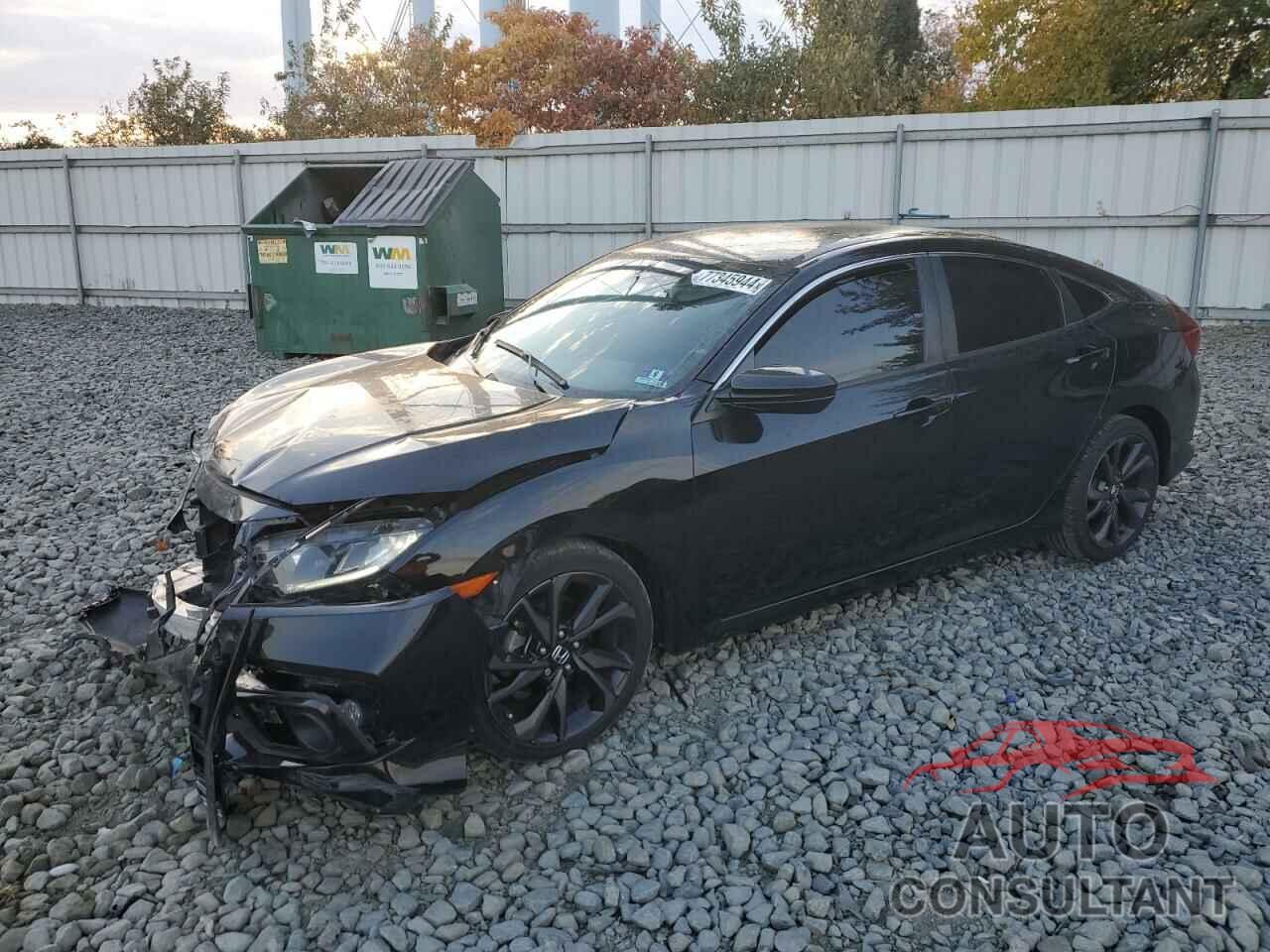 HONDA CIVIC 2020 - 19XFC2F82LE209049
