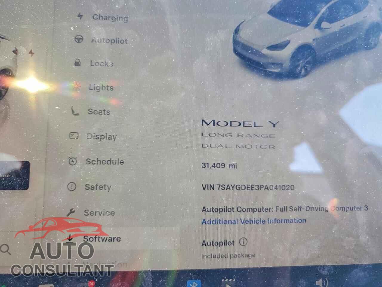 TESLA MODEL Y 2023 - 7SAYGDEE3PA041020