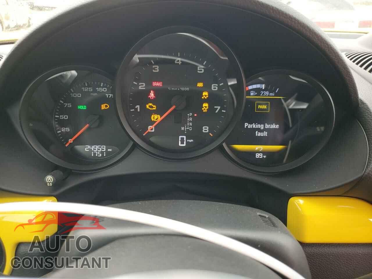 PORSCHE BOXSTER 2018 - WP0CA2A83JS210883