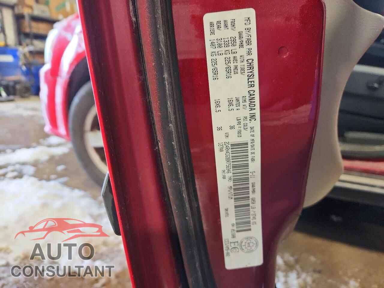 DODGE CARAVAN 2011 - 2D4RN4DG9BR756946