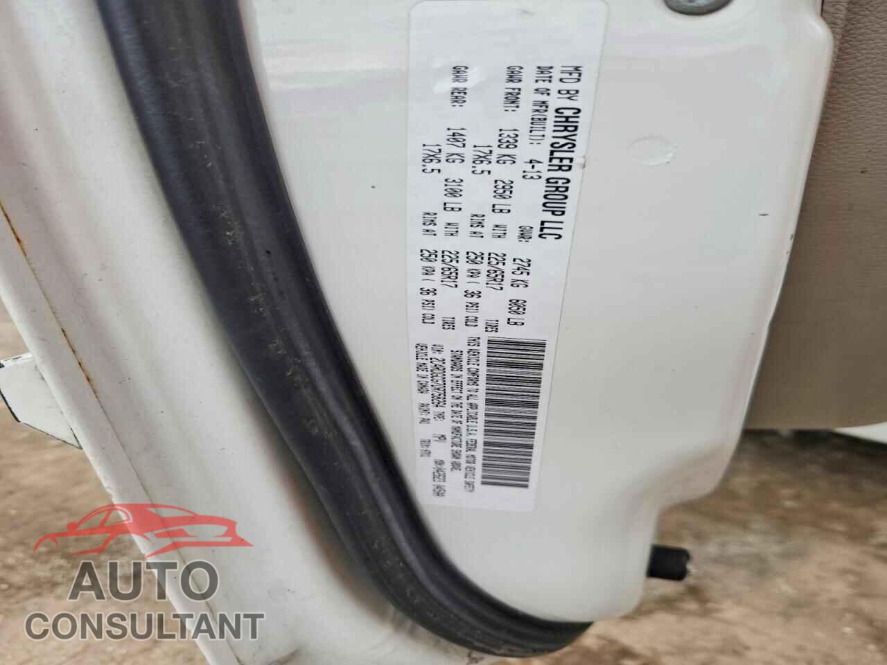 DODGE CARAVAN 2013 - 2C4RDGCG7DR758264
