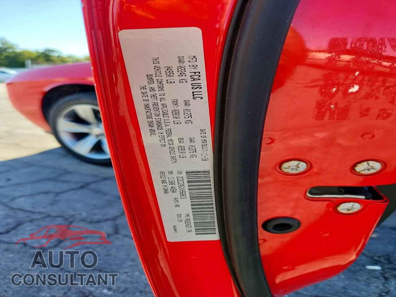 DODGE CHALLENGER 2019 - 2C3CDZAG1KH560615