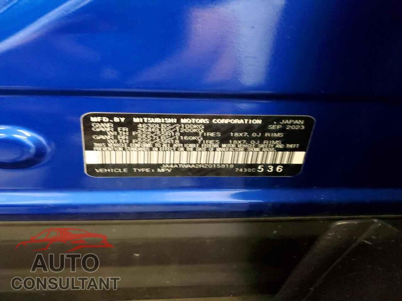 MITSUBISHI ECLIPSE 2024 - JA4ATWAA2RZ015818