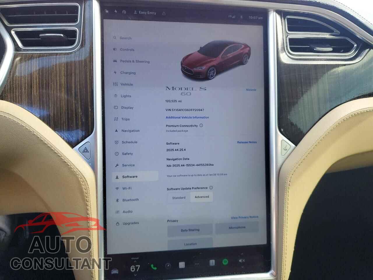 TESLA MODEL S 2013 - 5YJSA1CG6DFP20947