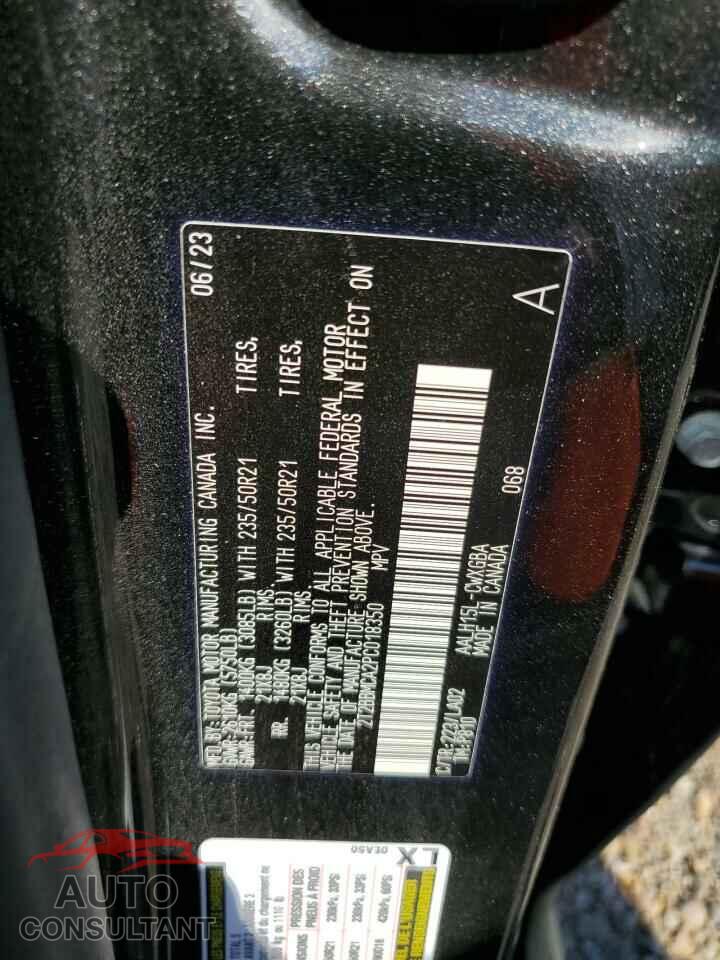 LEXUS RX 350H BA 2023 - 2T2BBMCA2PC018350