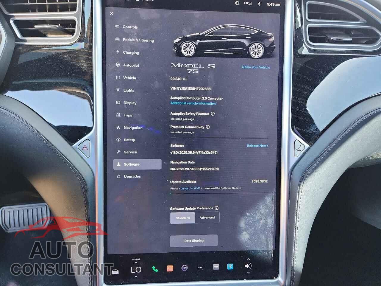 TESLA MODEL S 2017 - 5YJSA1E15HF202536