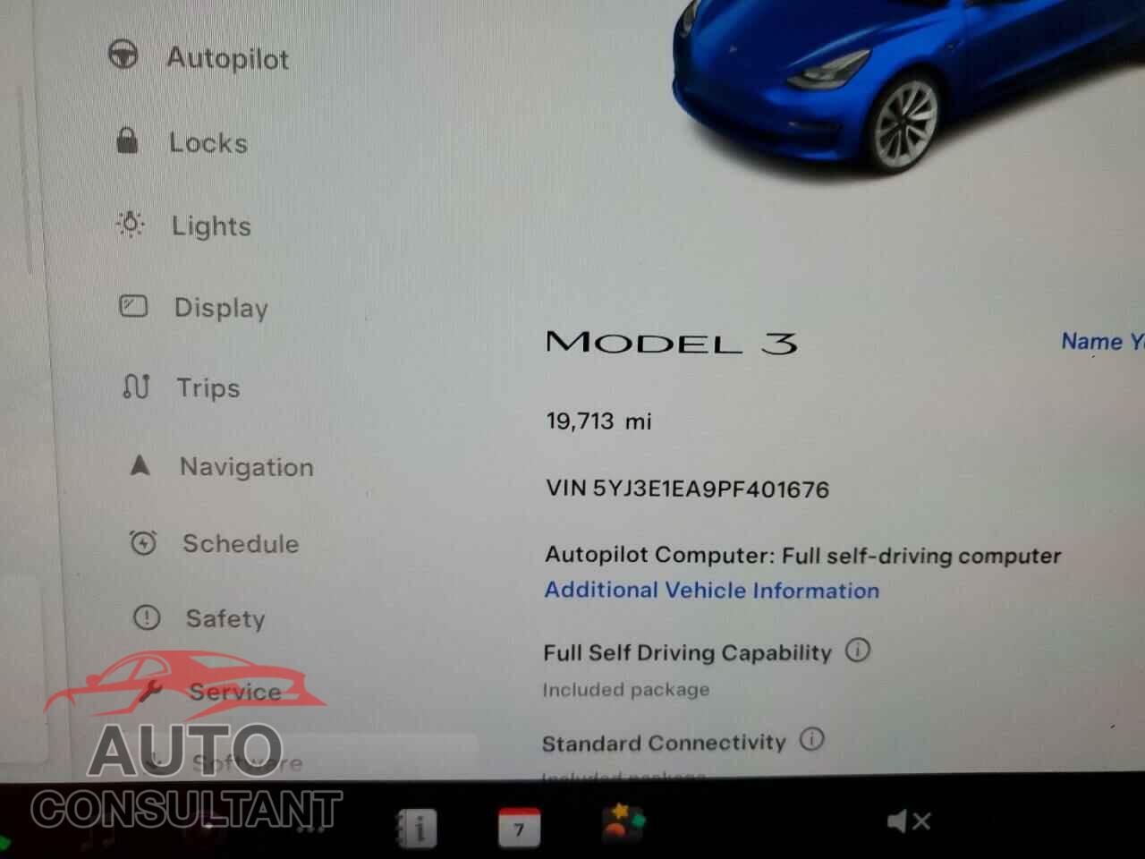 TESLA MODEL 3 2023 - 5YJ3E1EA9PF401676
