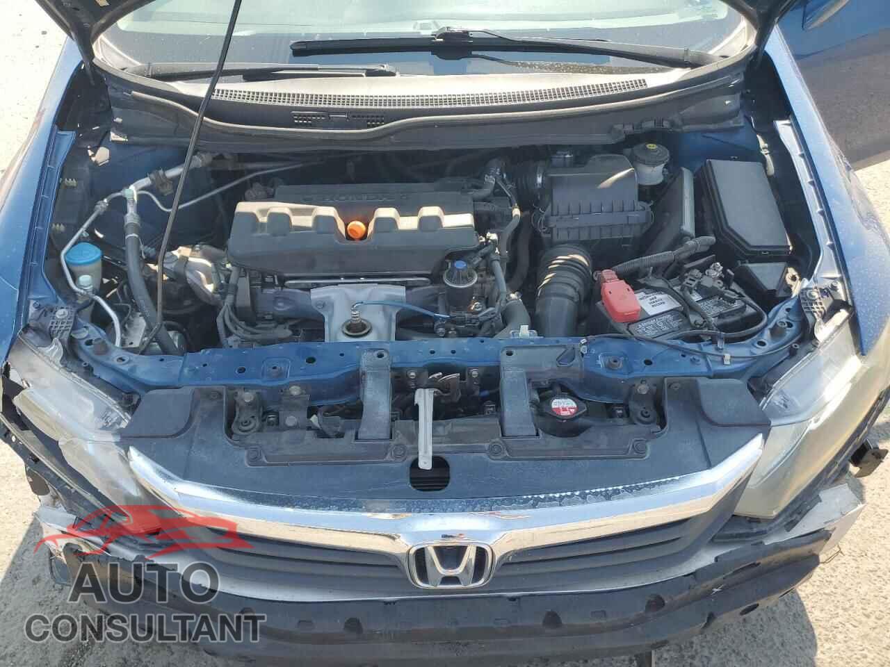 HONDA CIVIC 2012 - 19XFB2F89CE312827