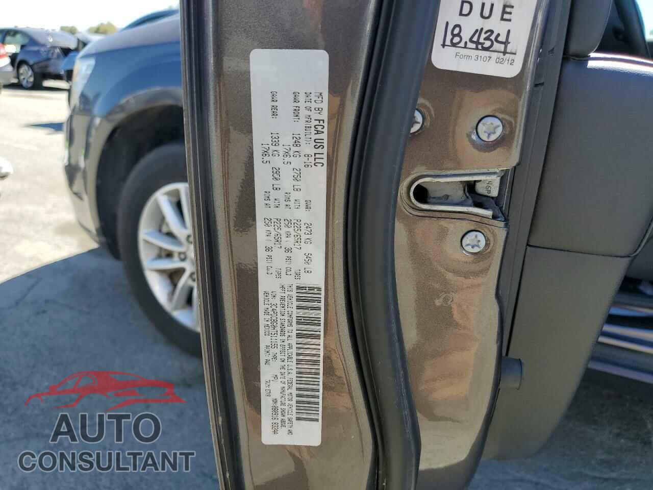 DODGE JOURNEY 2017 - 3C4PDCBG0HT511155