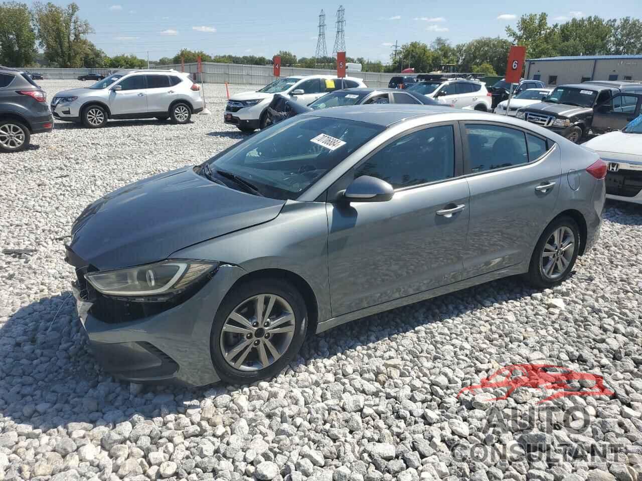 HYUNDAI ELANTRA 2018 - KMHD84LF9JU607022