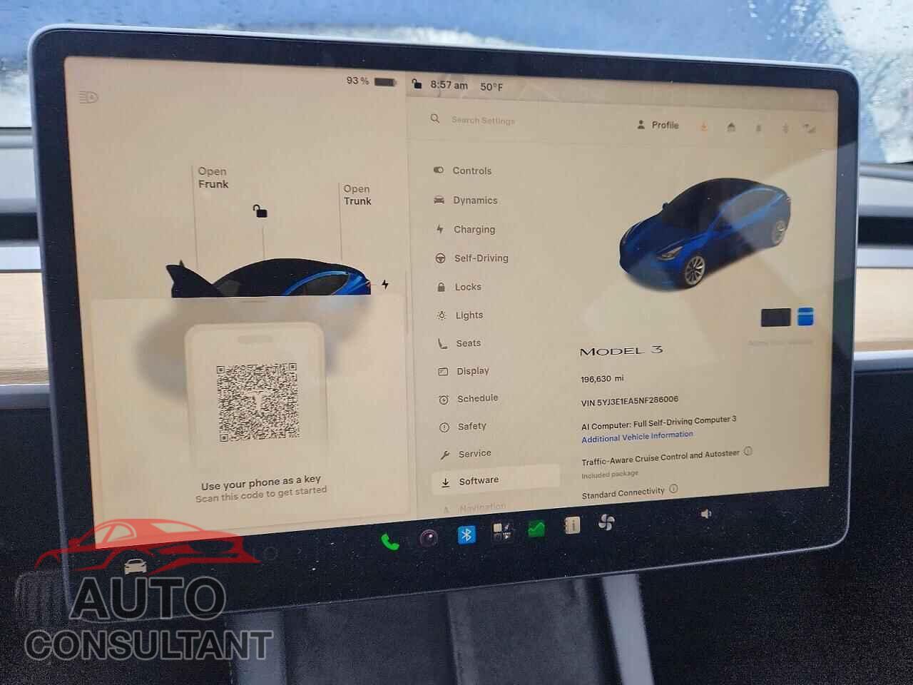 TESLA MODEL 3 2022 - 5YJ3E1EA5NF286006