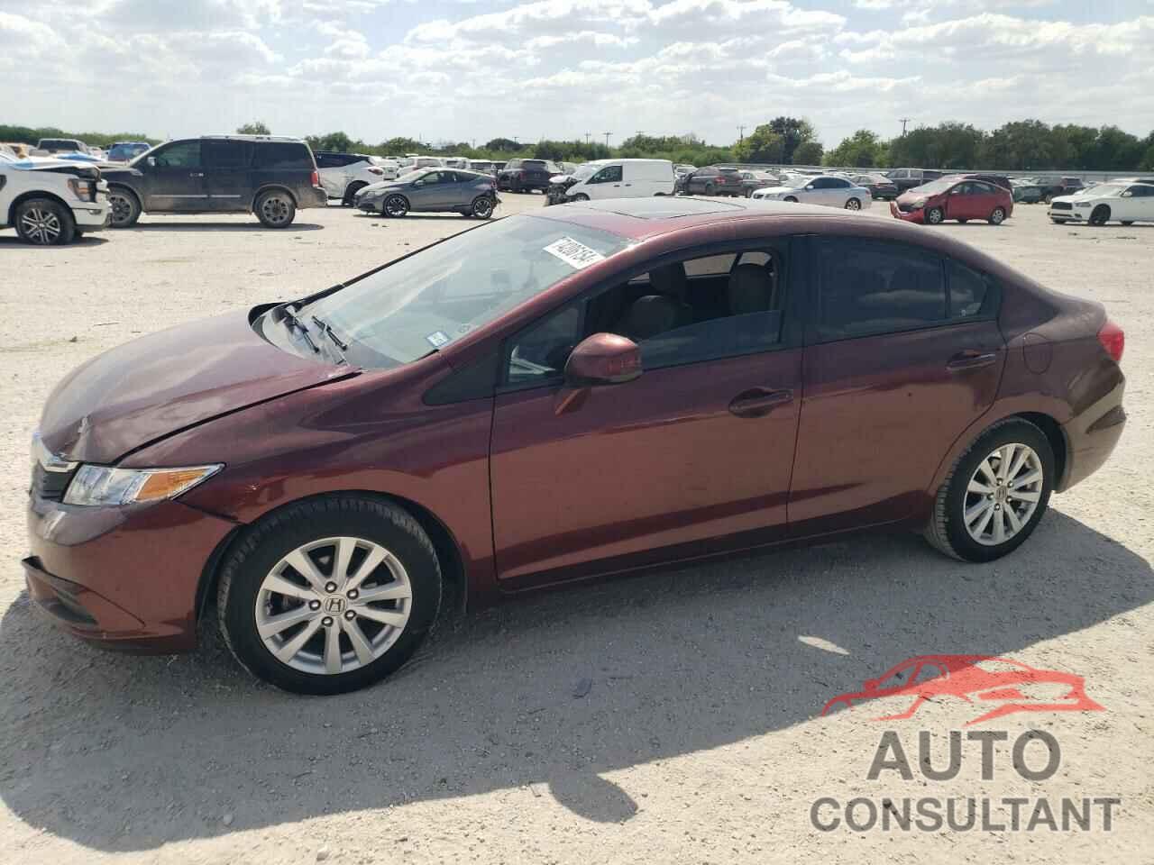 HONDA CIVIC 2012 - 2HGFB2F98CH550845