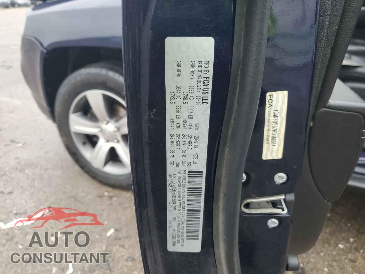 JEEP COMPASS 2017 - 1C4NJDEB7HD168064