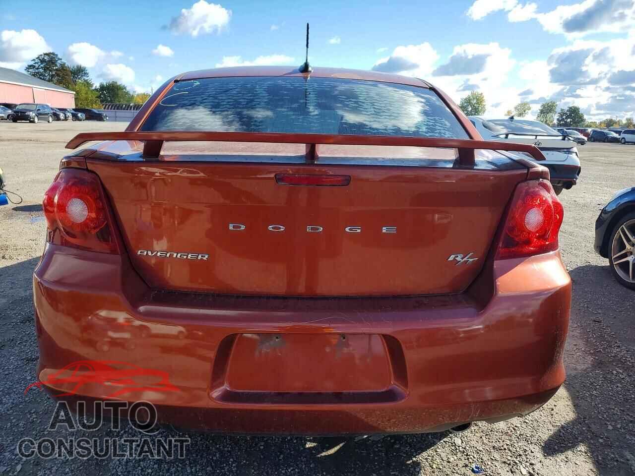 DODGE AVENGER 2012 - 1C3CDZBG6CN154644