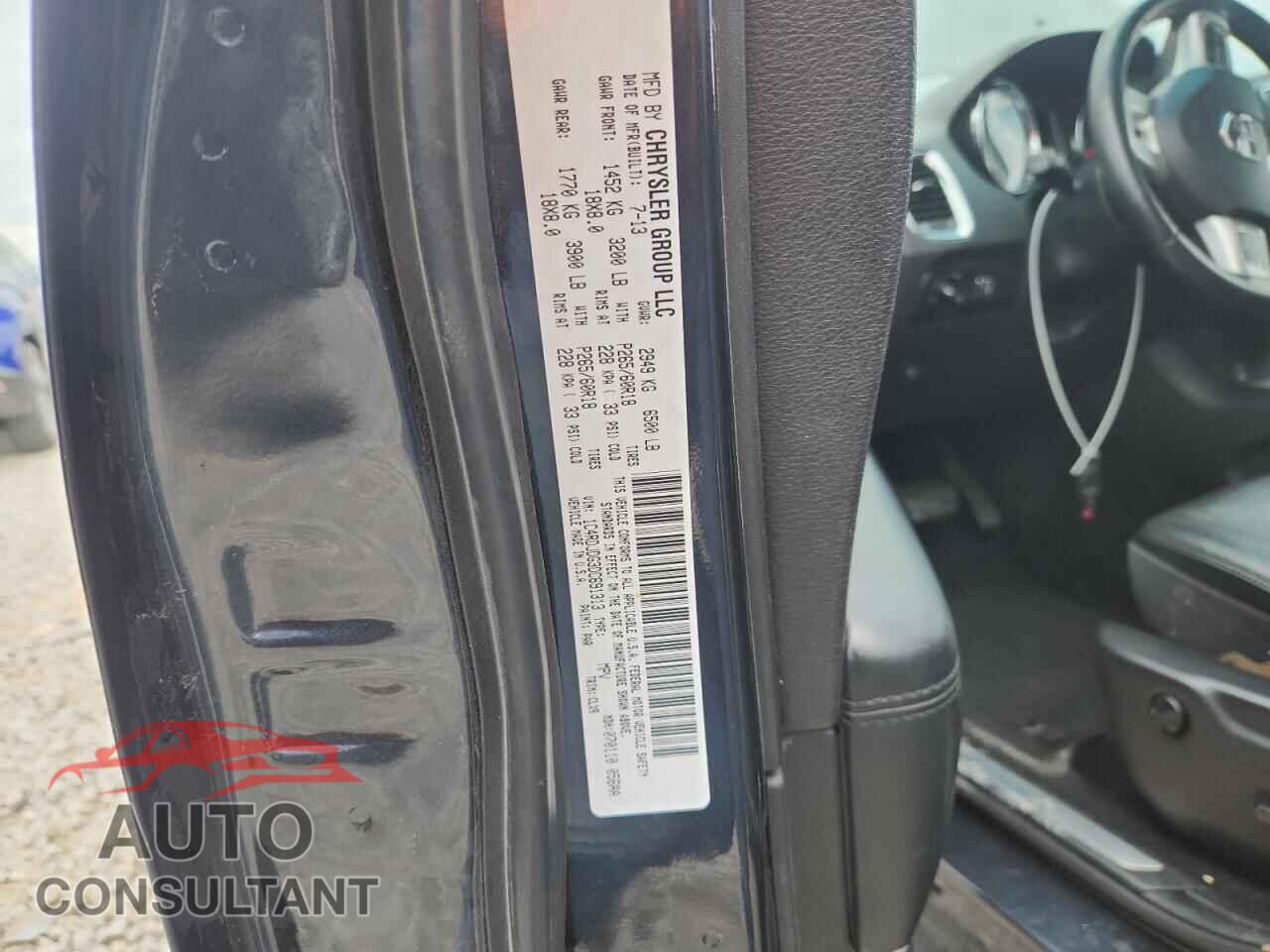 DODGE DURANGO 2013 - 1C4RDJDG3DC691313