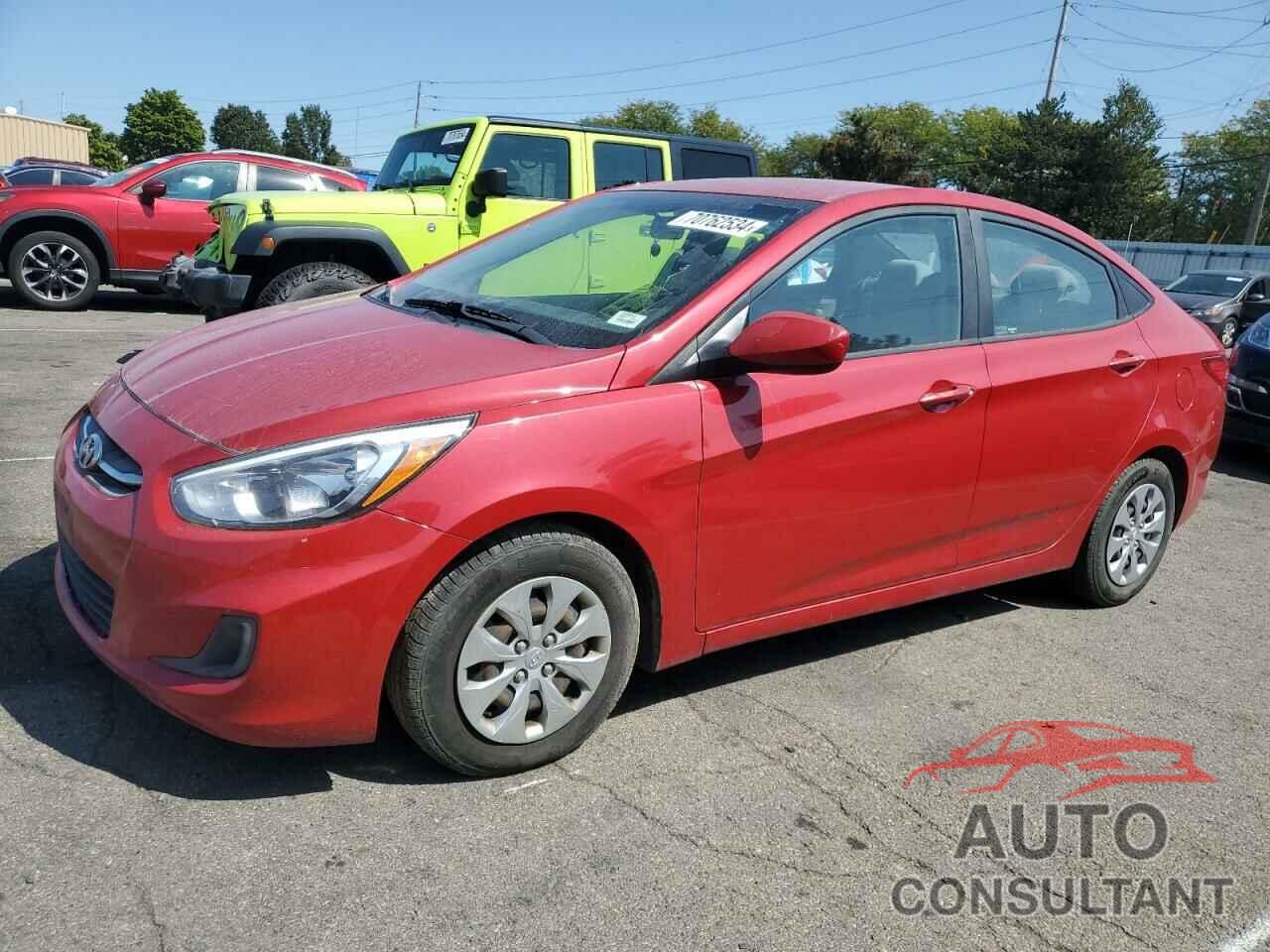 HYUNDAI ACCENT 2017 - KMHCT4AEXHU174731