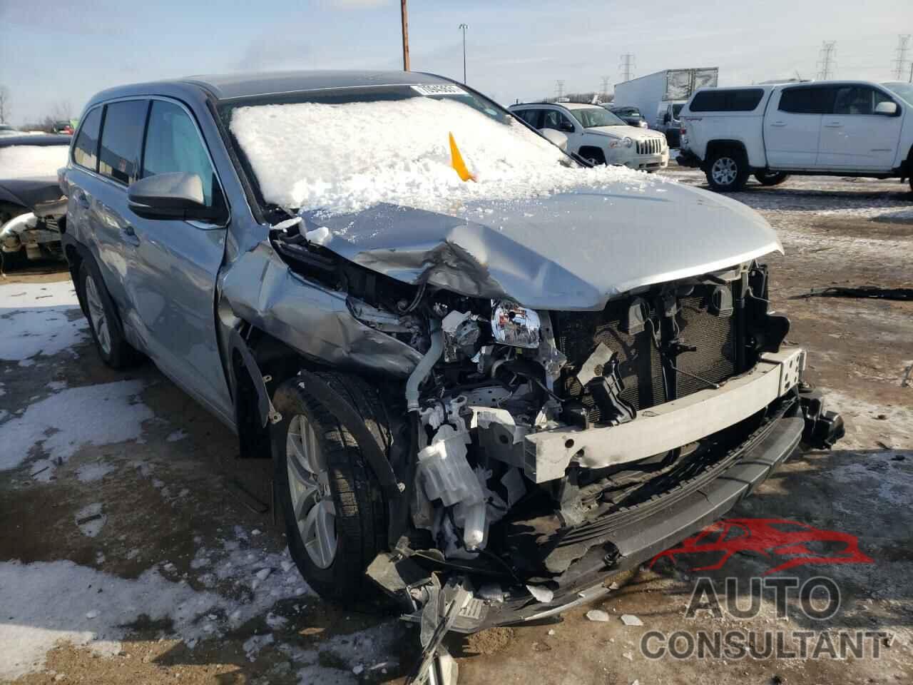 TOYOTA HIGHLANDER 2016 - 5TDBKRFHXGS226512