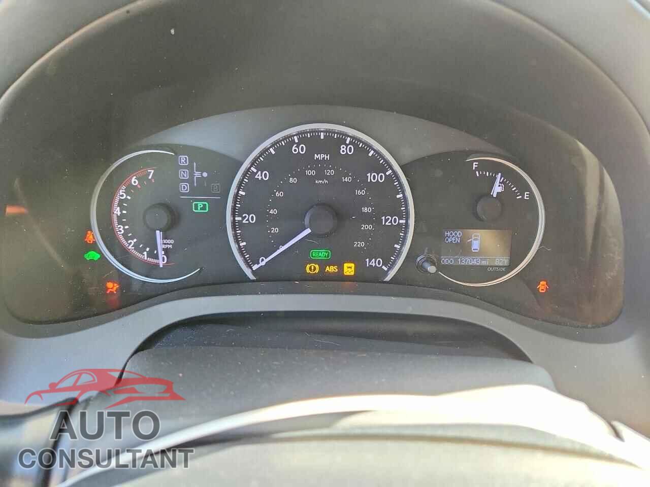 LEXUS CT 200 2013 - JTHKD5BH1D2160653
