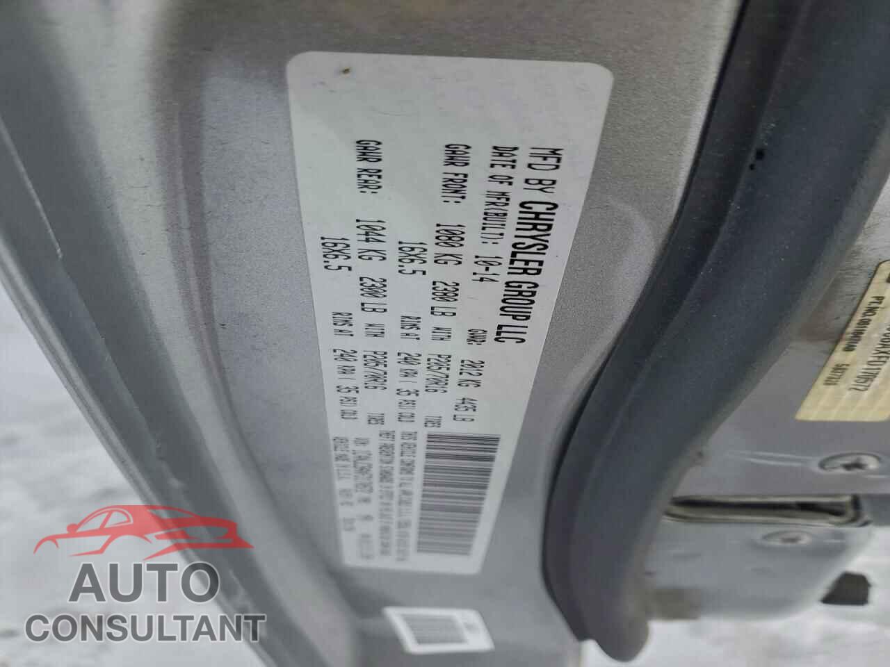JEEP COMPASS 2015 - 1C4NJCBAXFD170572