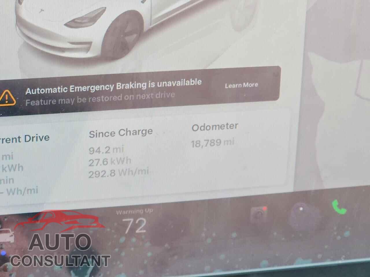 TESLA MODEL 3 2022 - 5YJ3E1EB2NF230078