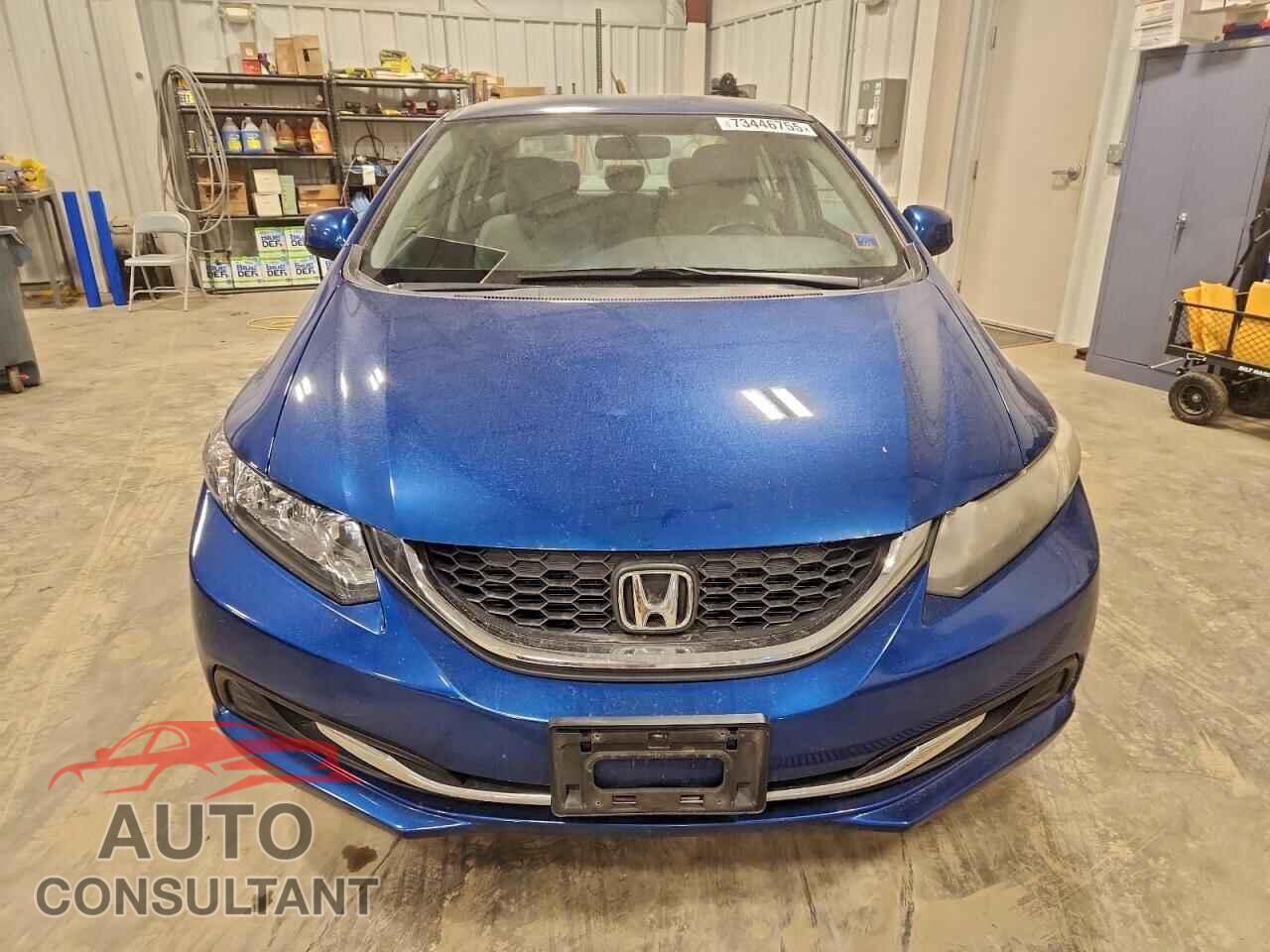 HONDA CIVIC 2013 - 2HGFB2F54DH544927