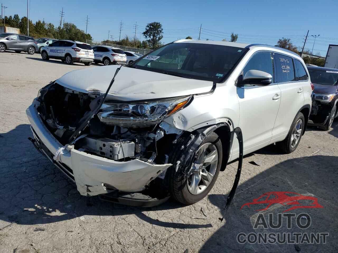 TOYOTA HIGHLANDER 2017 - 5TDDZRFH2HS372554