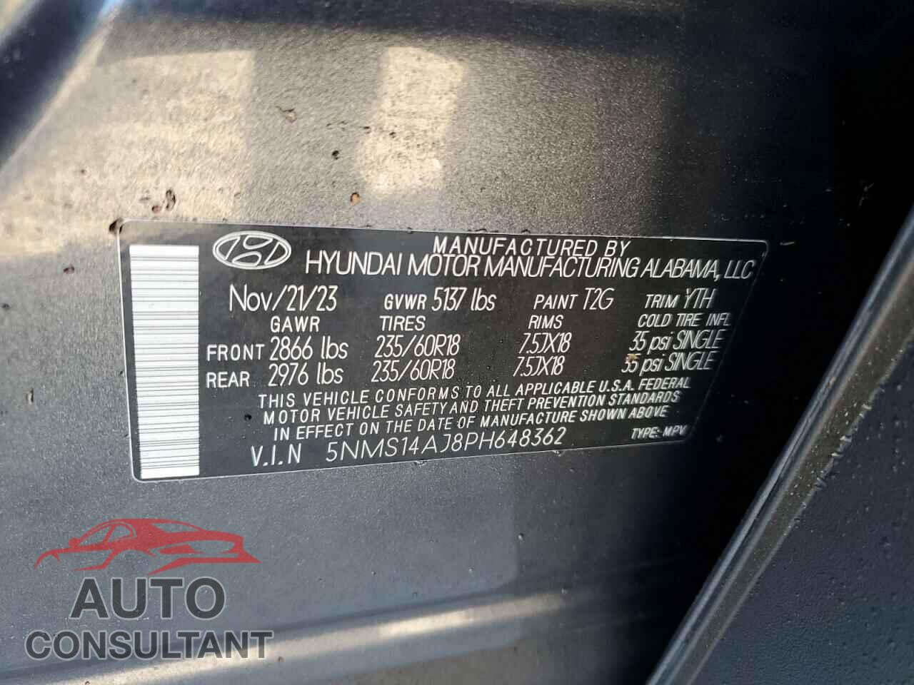 HYUNDAI SANTA FE 2023 - 5NMS14AJ8PH648362