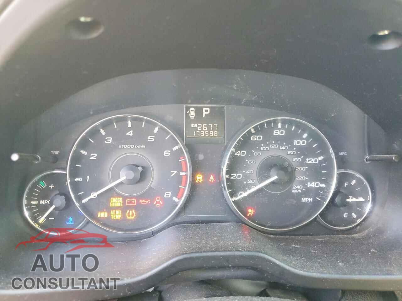 SUBARU OUTBACK 2011 - 4S4BRBLC1B3337676