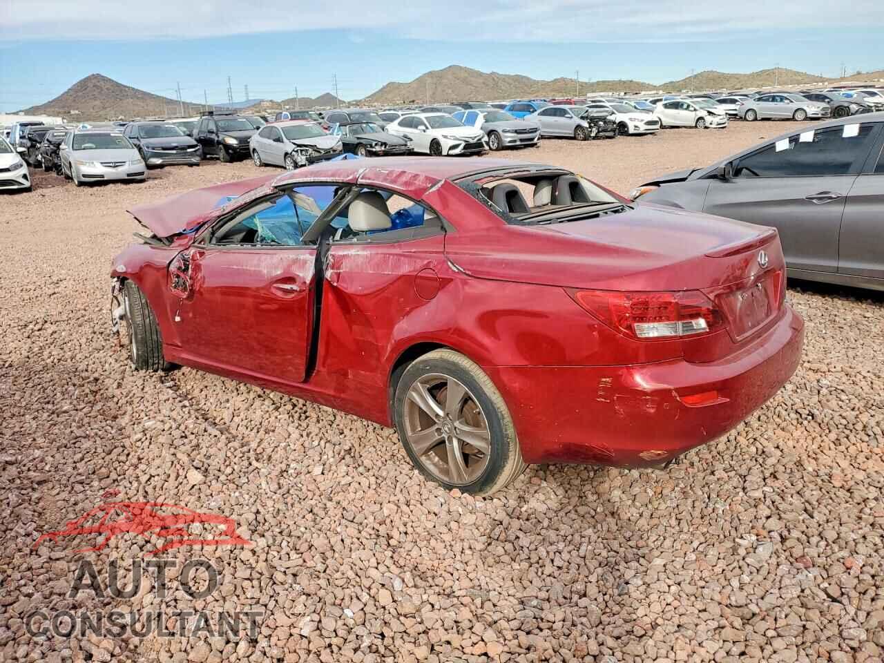 LEXUS IS 2012 - JTHFE2C28C2508860