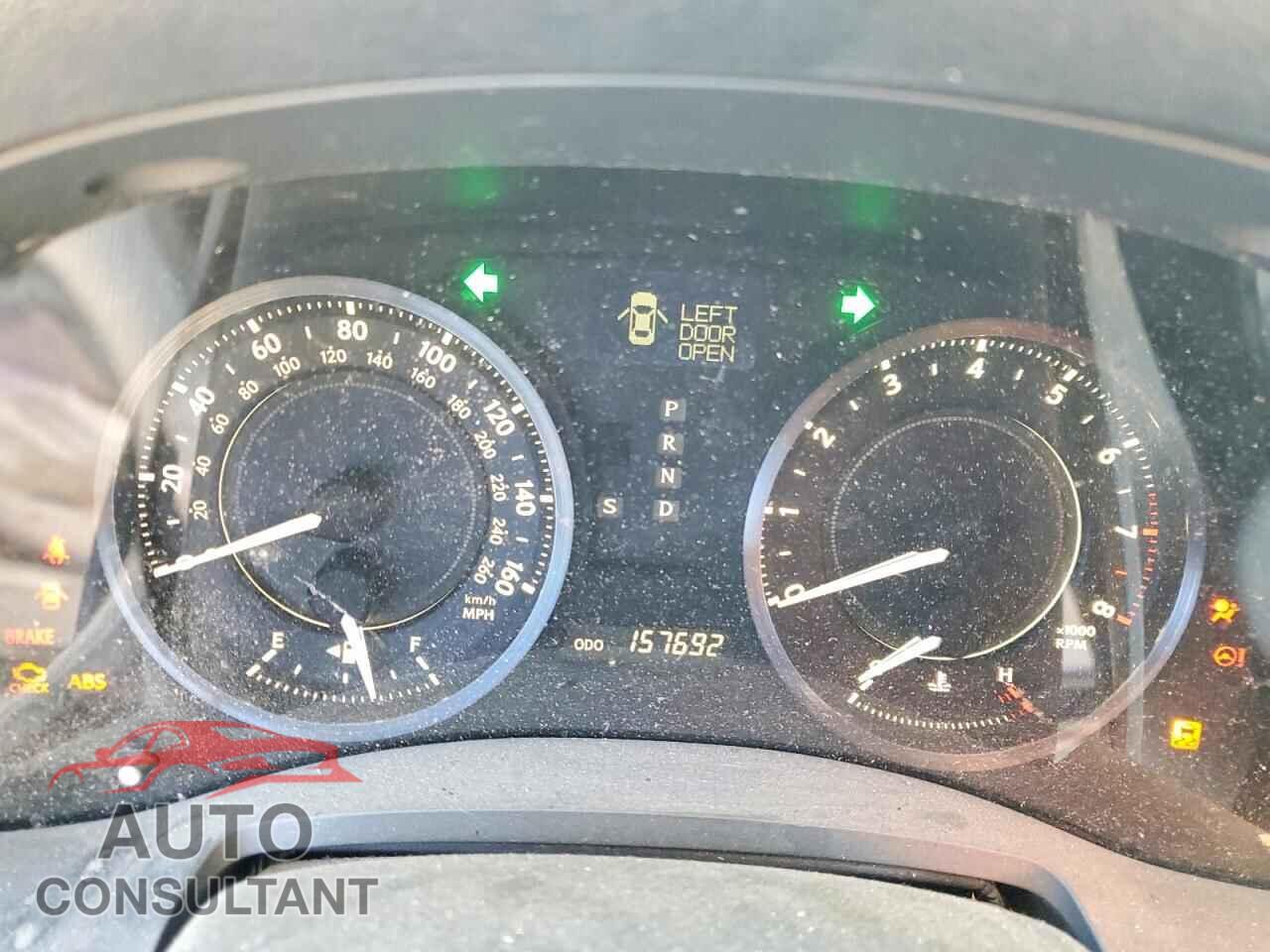 LEXUS IS 2010 - JTHFF2C21A2508662