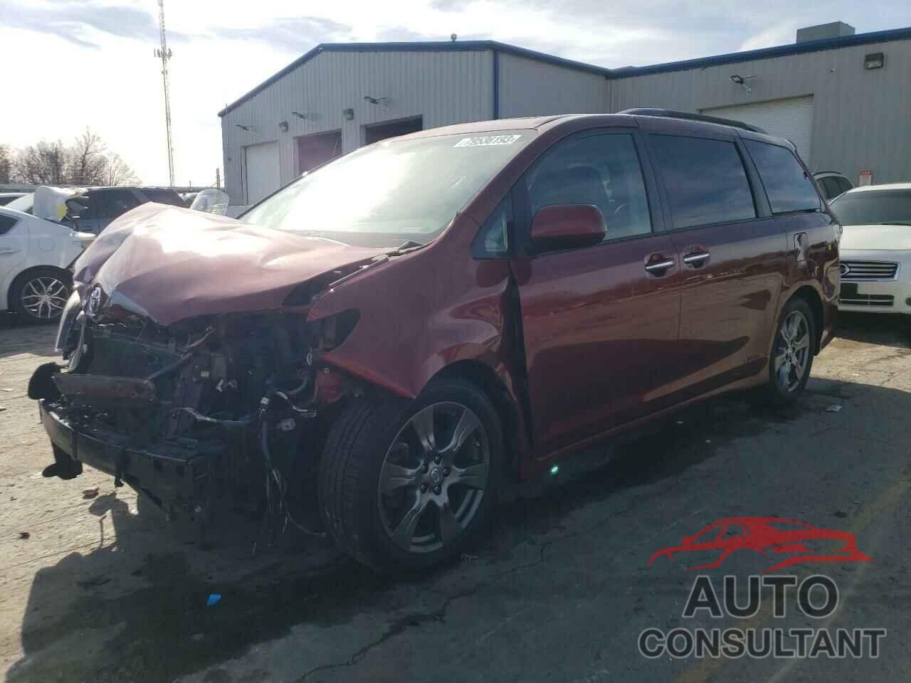 TOYOTA SIENNA 2017 - 5TDXZ3DC9HS784407