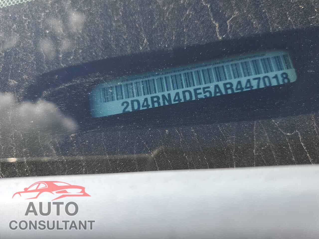 DODGE CARAVAN 2010 - 2D4RN4DE5AR447018
