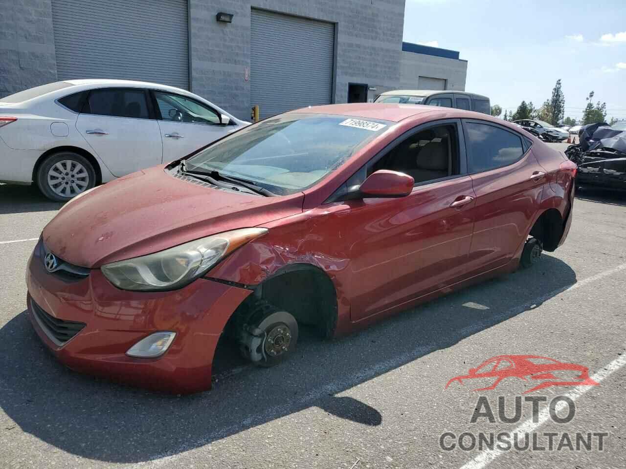 HYUNDAI ELANTRA 2013 - KMHDH4AE6DU574091