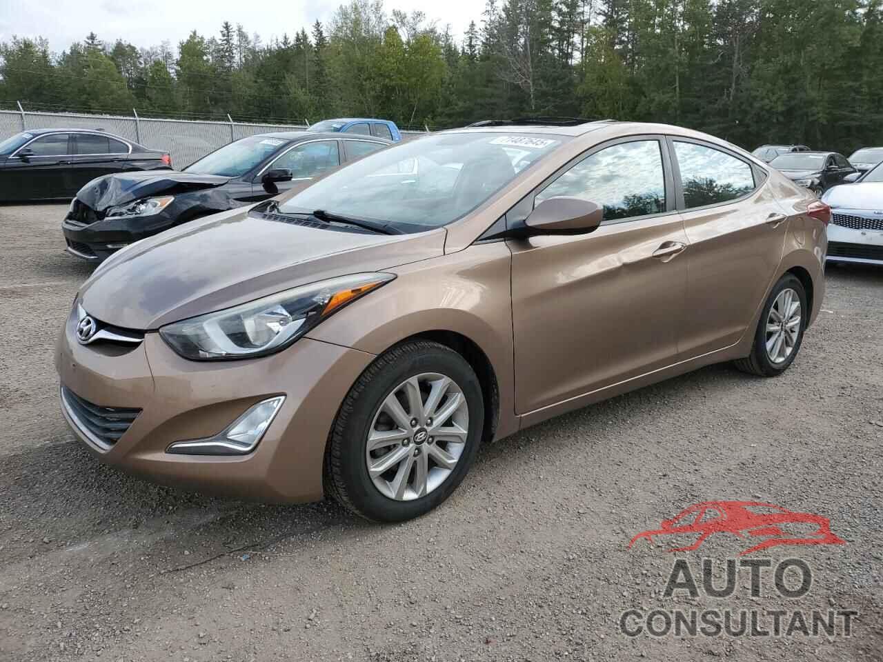 HYUNDAI ELANTRA 2015 - KMHDH4AE9FU368377