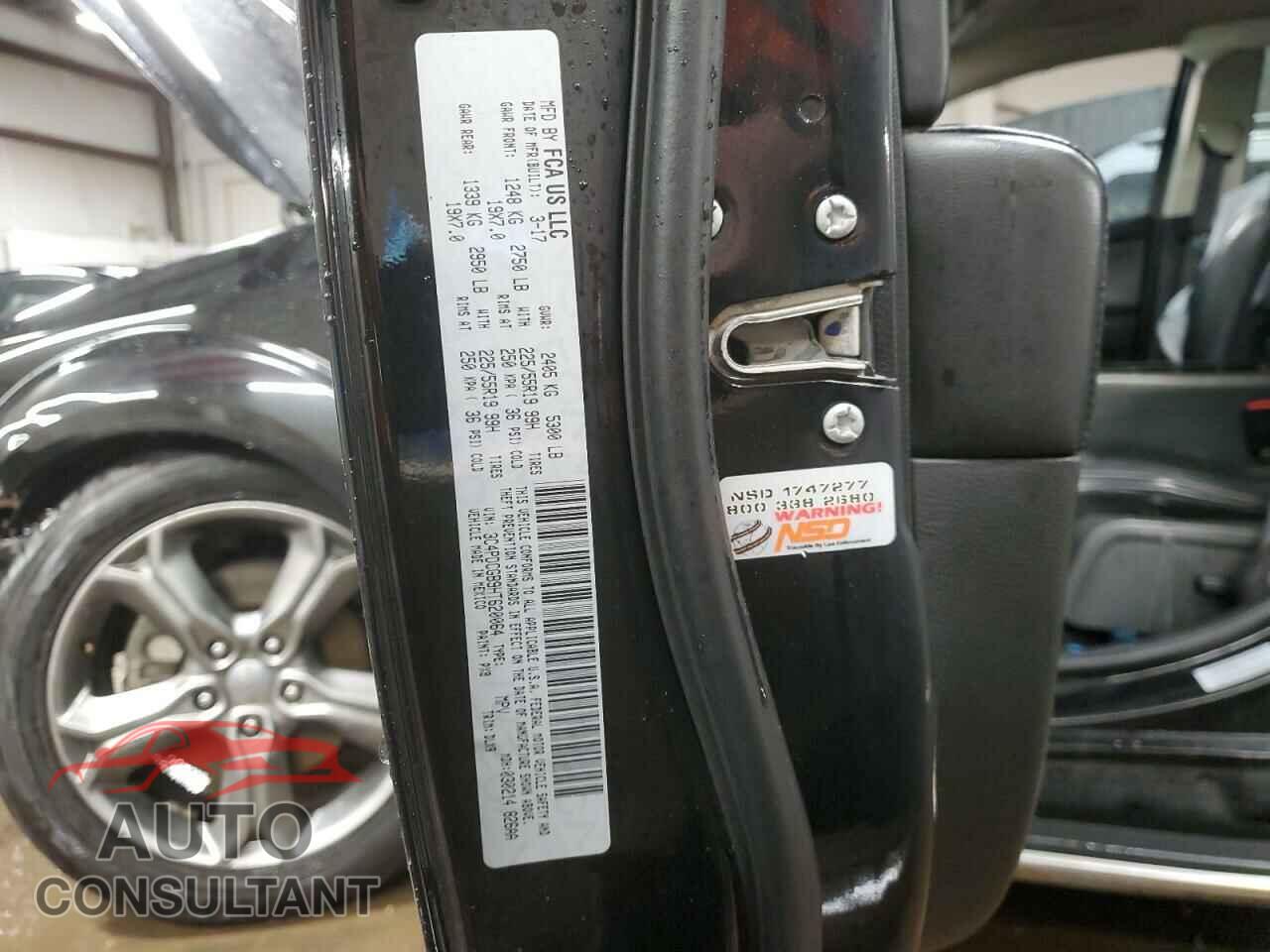DODGE JOURNEY 2017 - 3C4PDCGB9HT620064