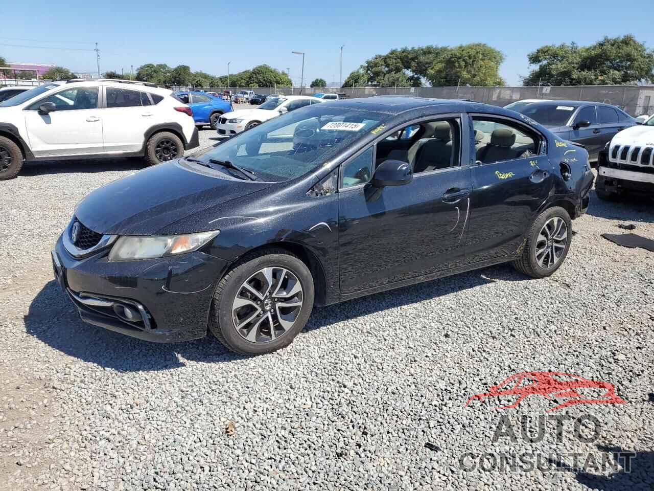 HONDA CIVIC 2013 - 19XFB2F9XDE277824