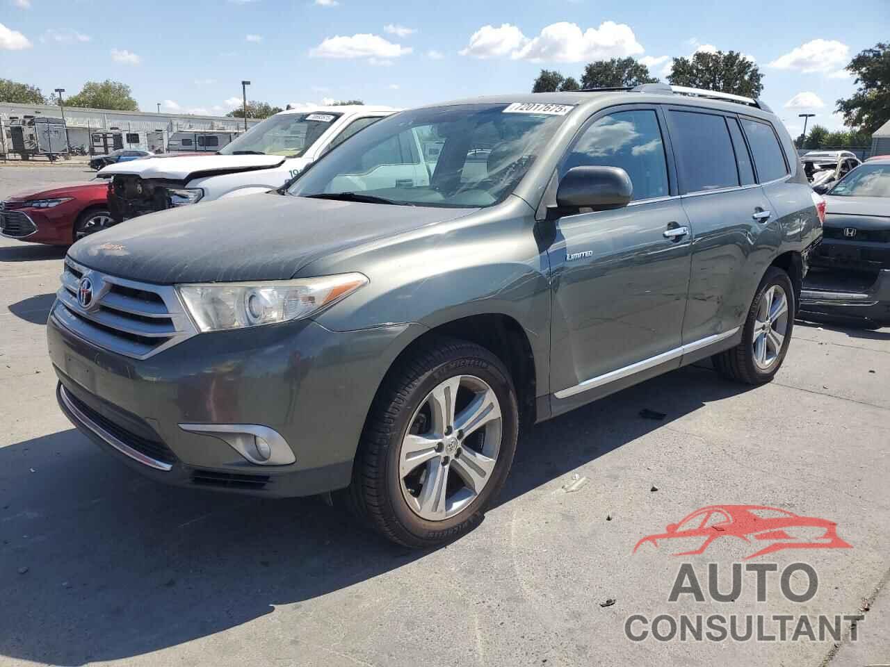 TOYOTA HIGHLANDER 2013 - 5TDYK3EH3DS138342