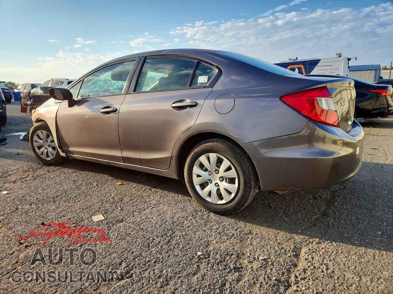 HONDA CIVIC 2012 - 19XFB2F52CE362166
