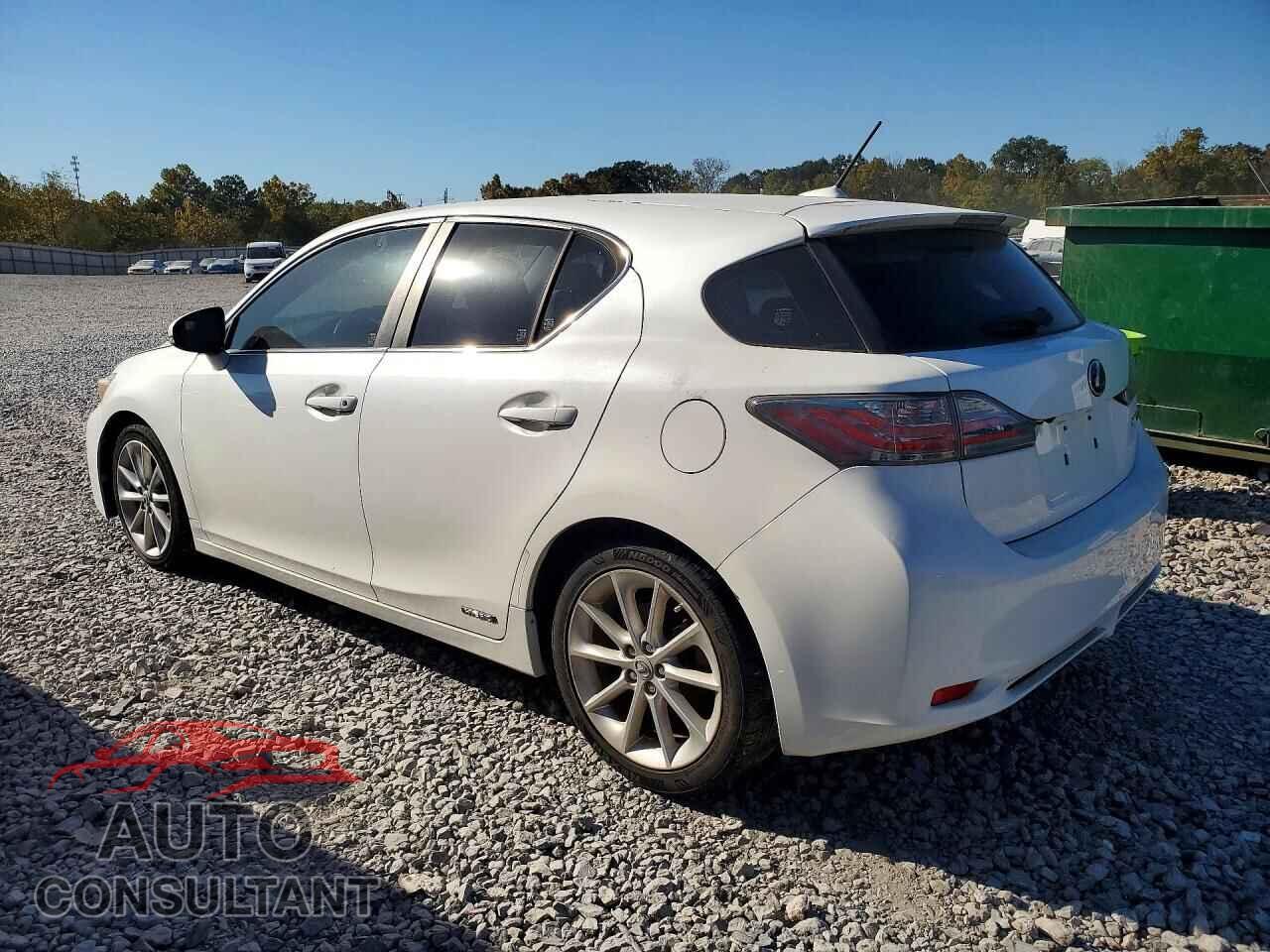 LEXUS CT 200 2012 - JTHKD5BH4C2079404