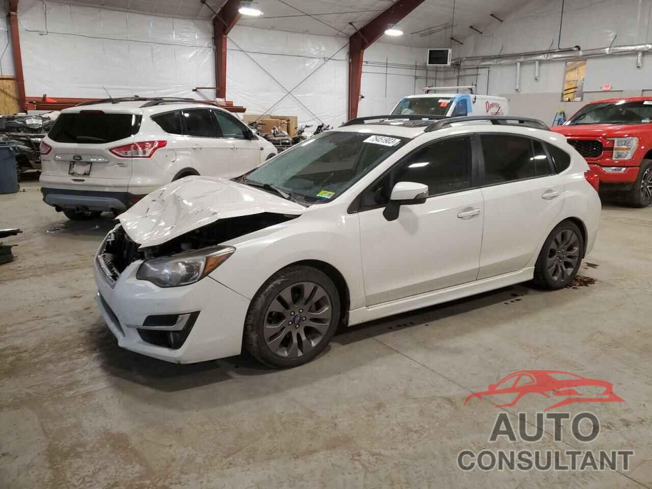 SUBARU IMPREZA 2016 - JF1GPAP6XG8234528