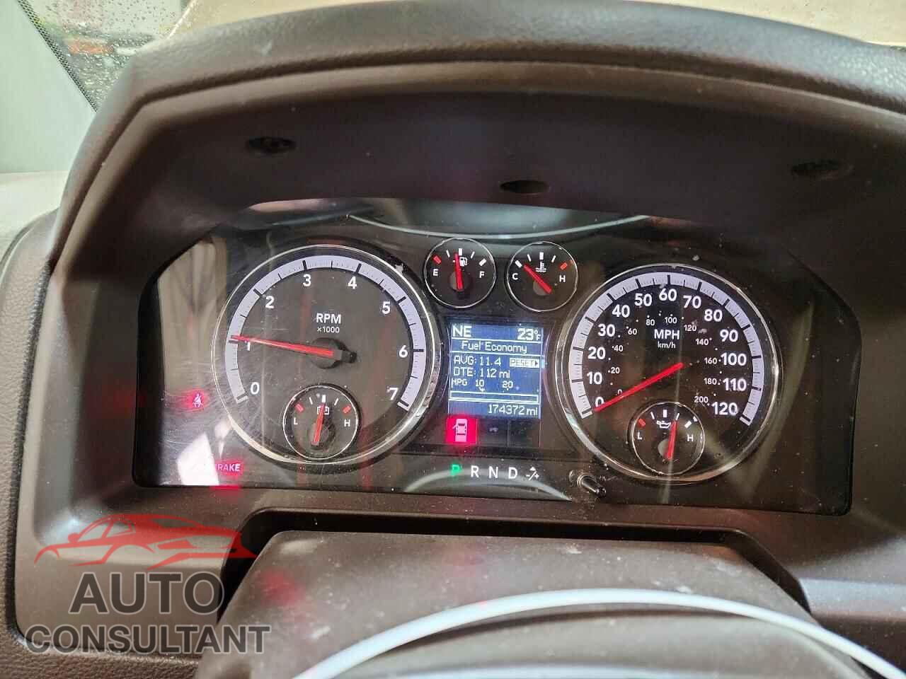 DODGE RAM 1500 2012 - 1C6RD7LT4CS140224
