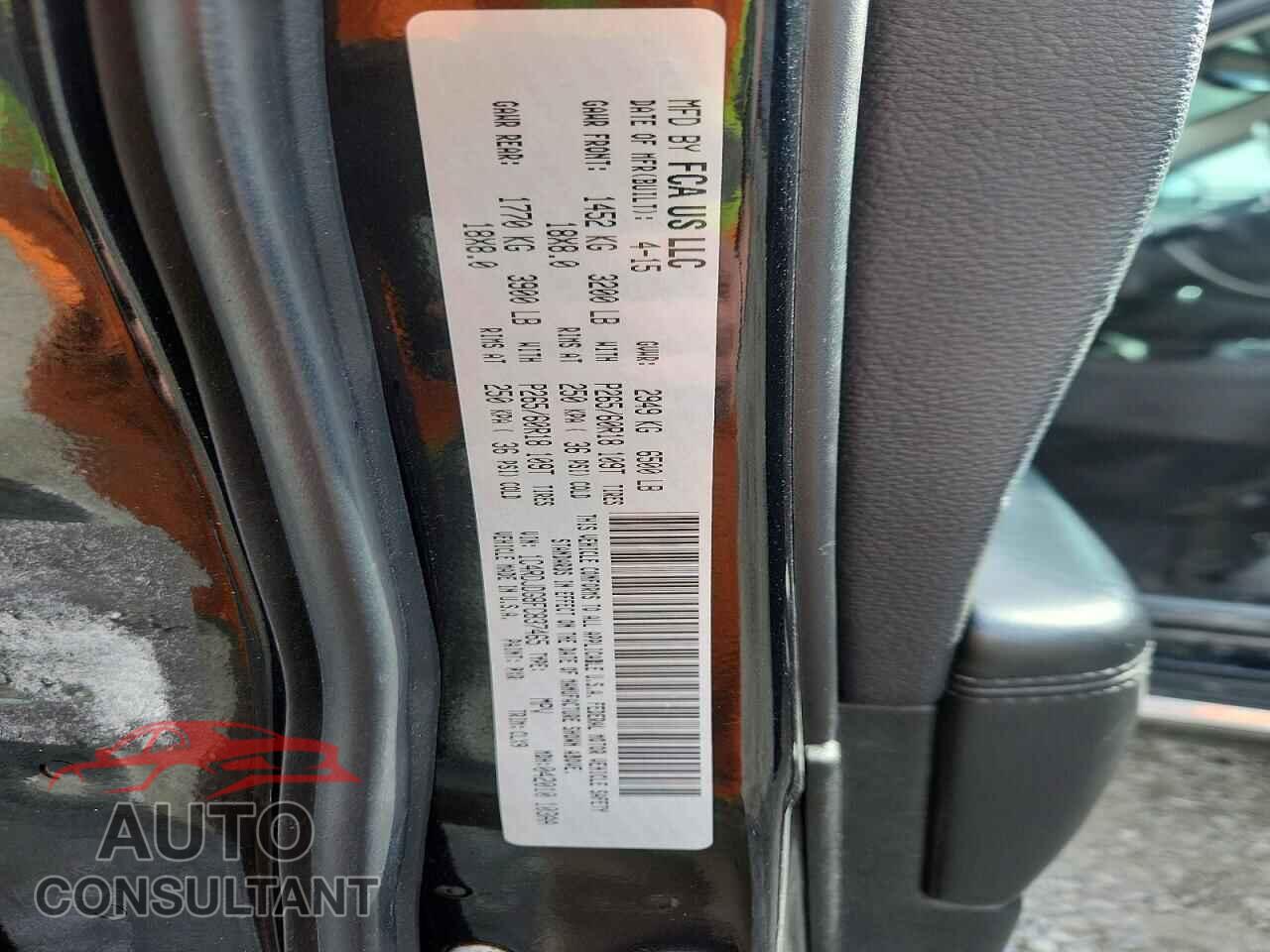 DODGE DURANGO 2015 - 1C4RDJDG8FC837465