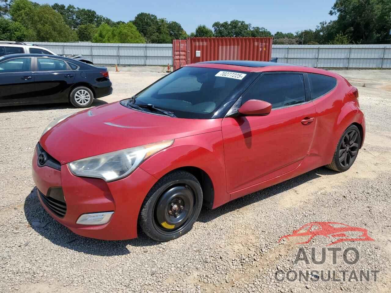 HYUNDAI VELOSTER 2012 - KMHTC6AD1CU049872