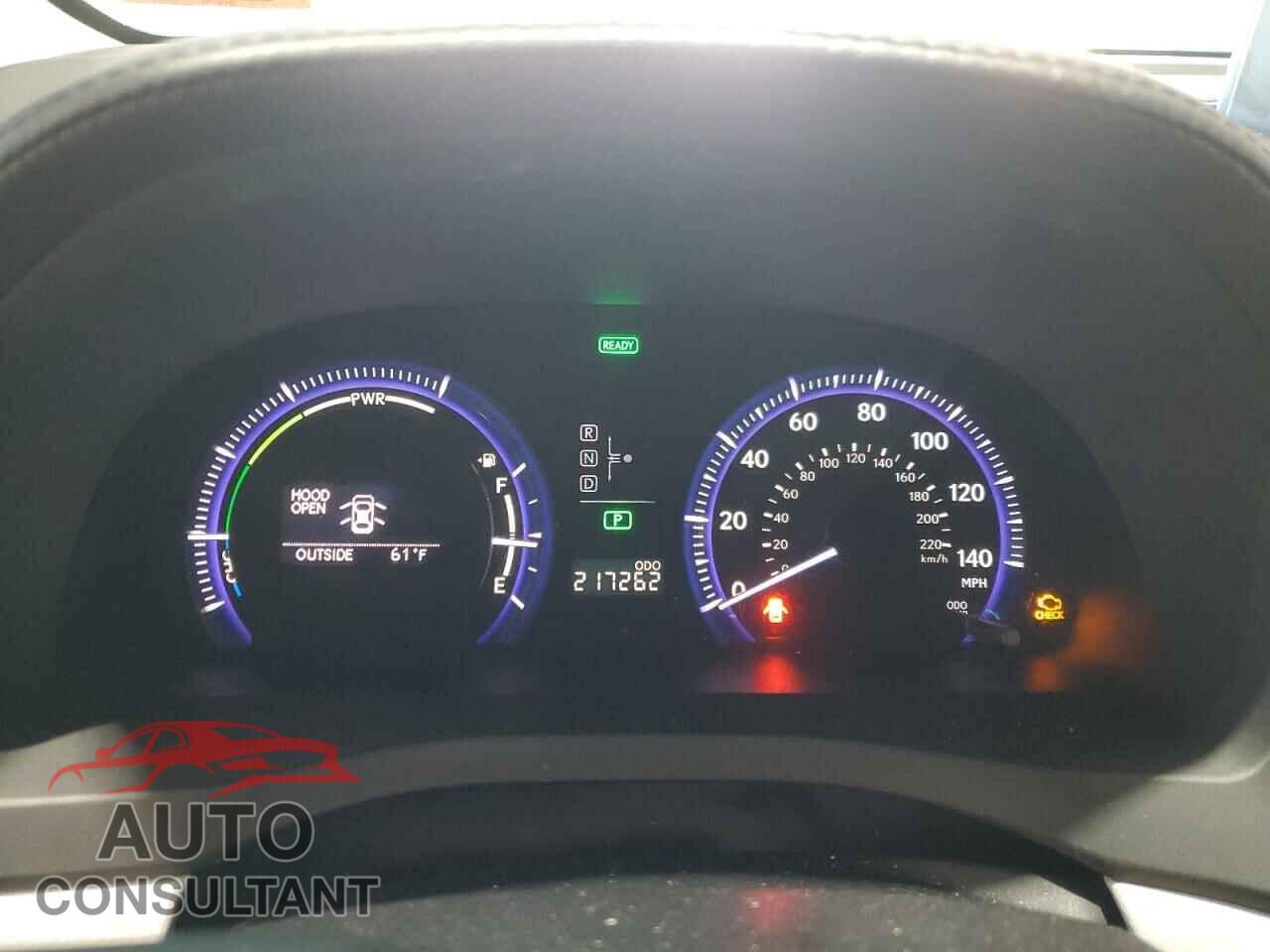 LEXUS HS 2010 - JTHBB1BA0A2004407
