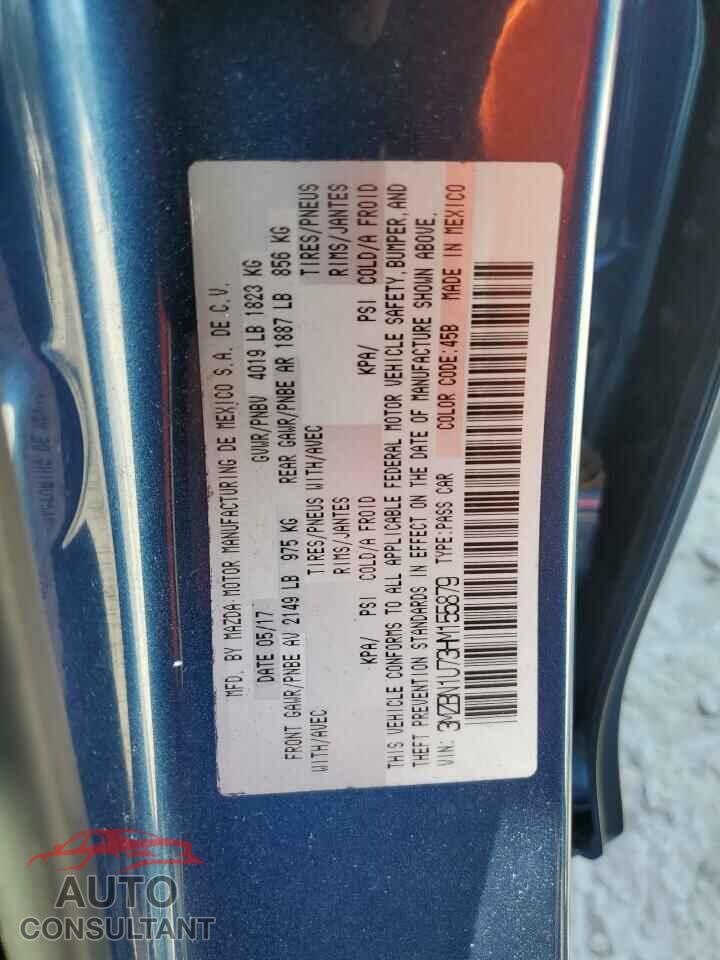 MAZDA 3 2017 - 3MZBN1U73HM155879